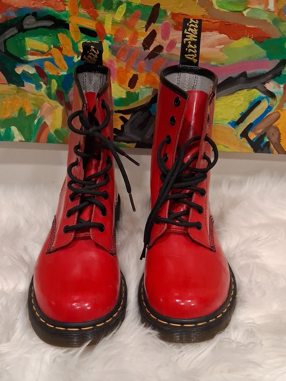 Dr. Martens Red Boots